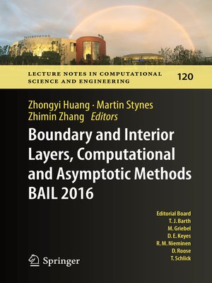 cover image of Boundary and Interior Layers, Computational and Asymptotic Methods BAIL 2016